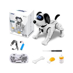 JJRC Smart Stunt Robot Dog R19 with Programmable Remote Control White JJRC Smart Stunt Robot Dog R19 with Programmable Remote Control White